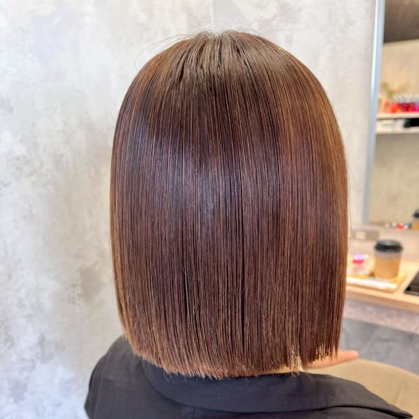 パッっとミニボブ|半個室美容室 roan 福津店