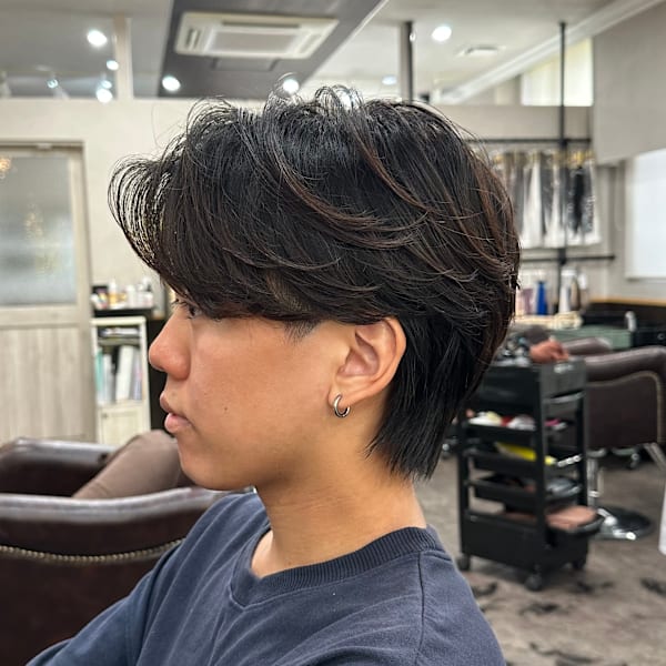 毛流れセンターパート/ニュアンスパーマ/フェザーパーマ|Luxo by Afinar