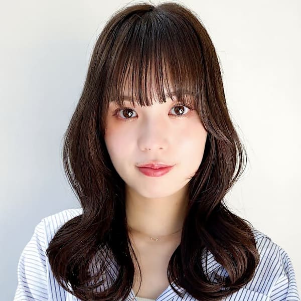 韓国風くびれヘア◎小顔前髪カット透明感カラーベージュカラー|韓国ヘア STAR TOKYO 渋谷【レイヤーカット/髪質改善/メンズ】