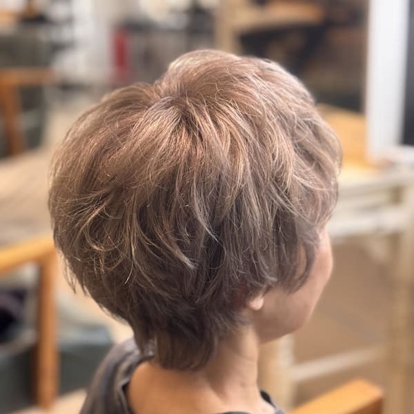 ハイトーンカラー/40代50代60代/大橋|SOHO hair & botanical 大橋店