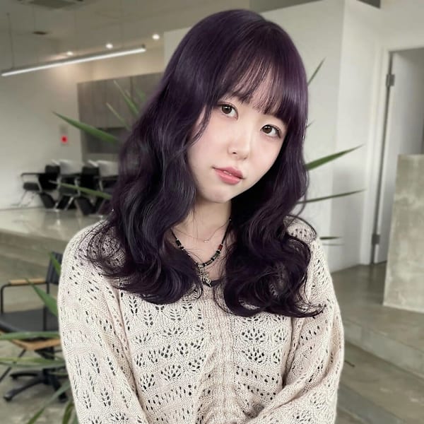 ハイトーンカラー10代20代インナーカラーストレート|Nought etre 西金沢