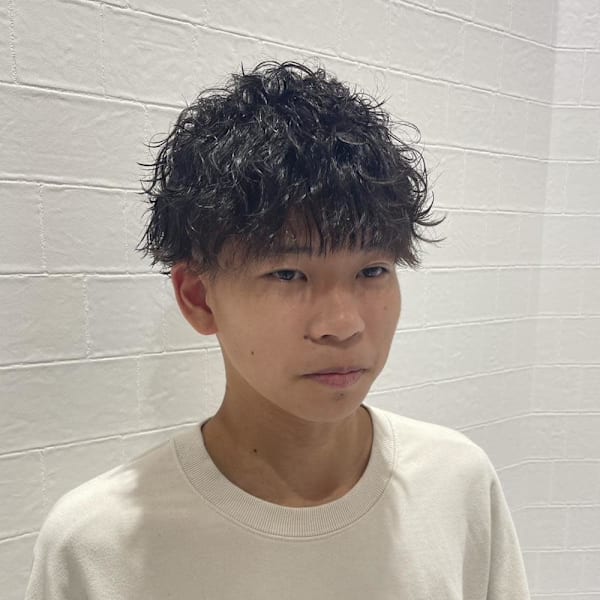 波巻きスパイラル / 波巻きパーマ / メンズパーマ|HEARTS hair's五日市店