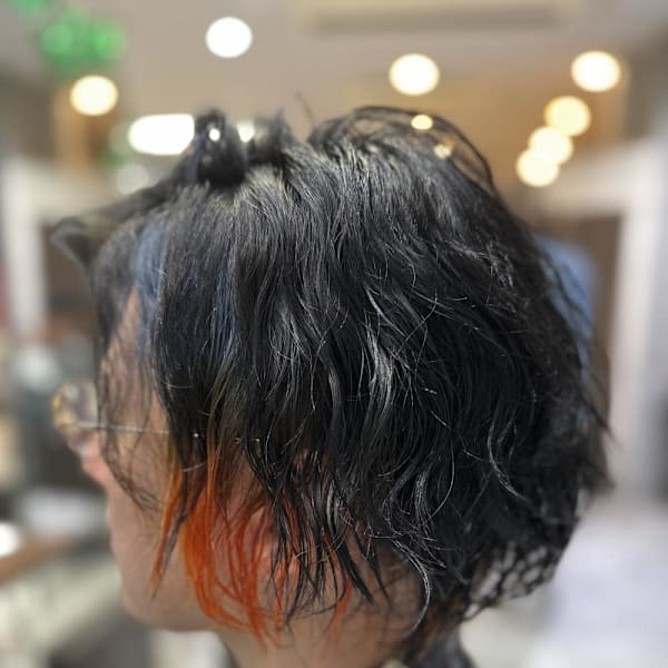 オレンジ×ネイビー|Prism