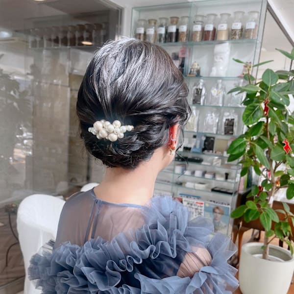 【お呼ばれヘア】