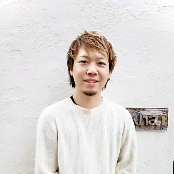 rak hair 六本松店【ラクヘアーロッポンマツテン】のスタッフ紹介。松下友也