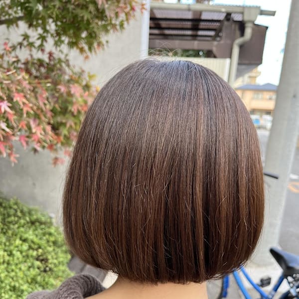 ◯襟足スッキリ！秋冬映えミニボブ◯|EMU international 白岡 CUTE店