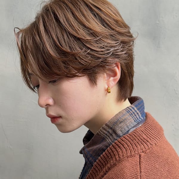 ニュアンスパーマ/センターパート/フェザーパーマ|ARIETTA GINZA men’s/メンズカット/メンズパーマ