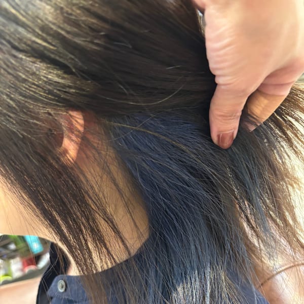 インナーカラーブルー