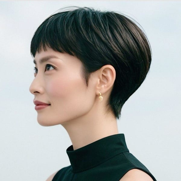 ハンサムショートナチュラルブラック20代30代40代|Miss Grandee VILLAS