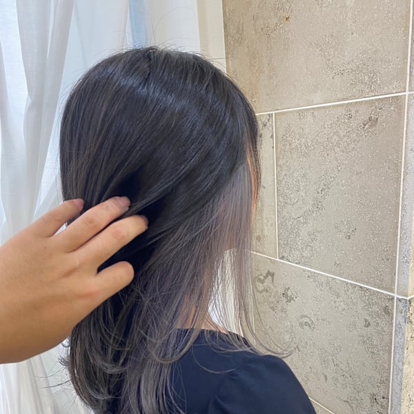 インナーカラー☆シルバー[韓国/上尾]|hair salon Rien 上尾店