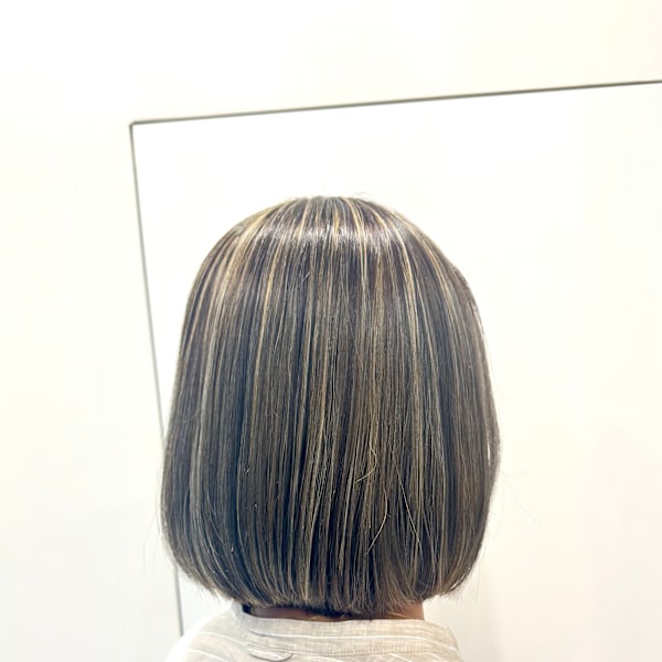 白髪ぼかしハイライト|Fleu[r] フルー 都立大学店