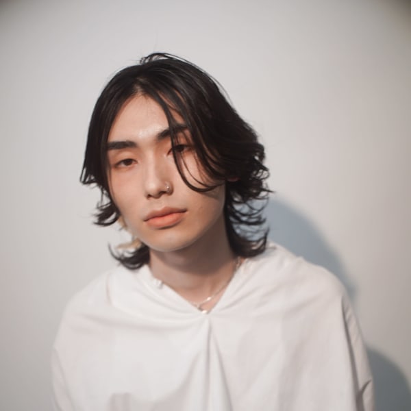 ミディアムフェザーパーマ