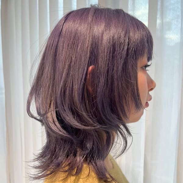 【ChaoMICHI yuika】ラベンダー ウルフカット