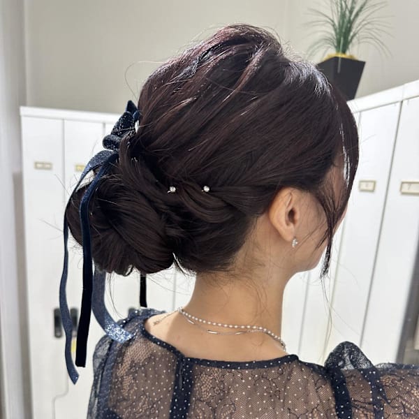 お呼ばれアップスタイル|crop-es茅ヶ崎