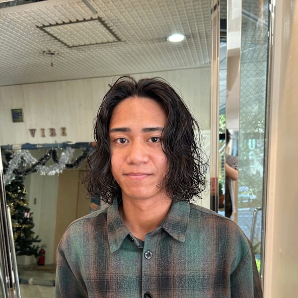 メンズ/カット/ラフパーマ|VIBE & ANNEX