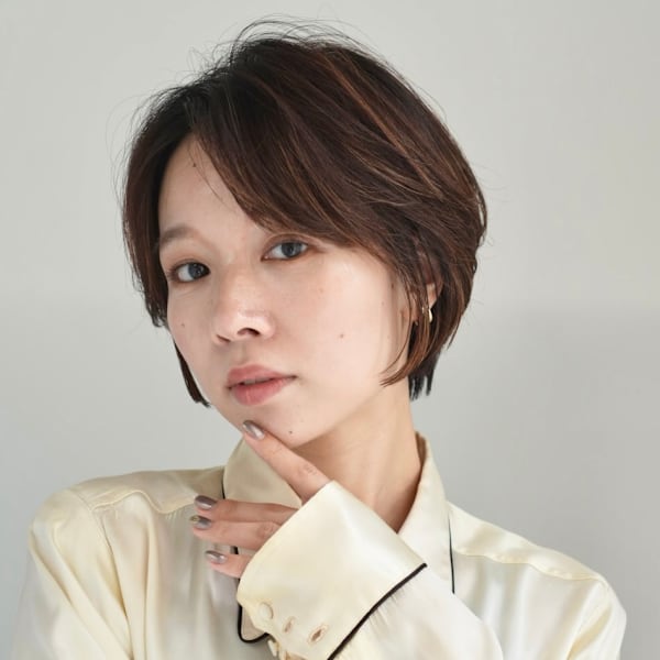 ショート・ボブ/丸顔/前髪あり/絶壁解消/40代/50代/|INCEPTION GINZA 銀座