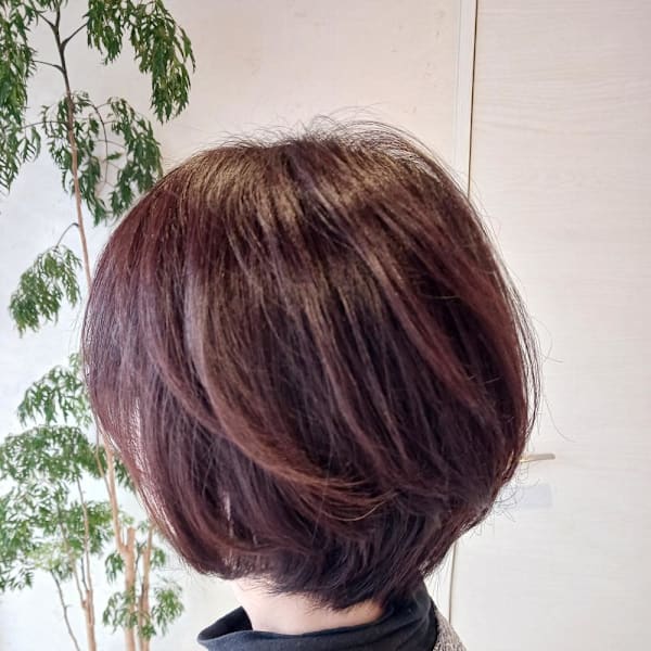 ひし形フェミニンボブ|afumty