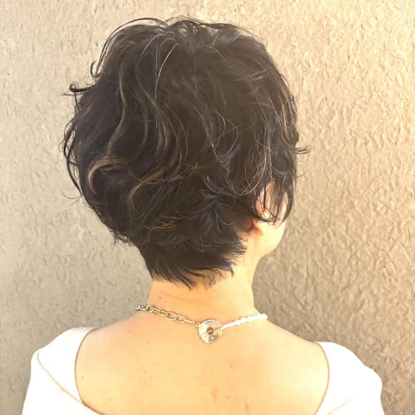 癖毛を活かしたショート|Heart box 四ツ谷店