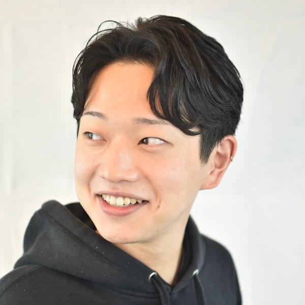 ニュアンスパーマ/センターパート/メンズヘア/仙台<理容室>