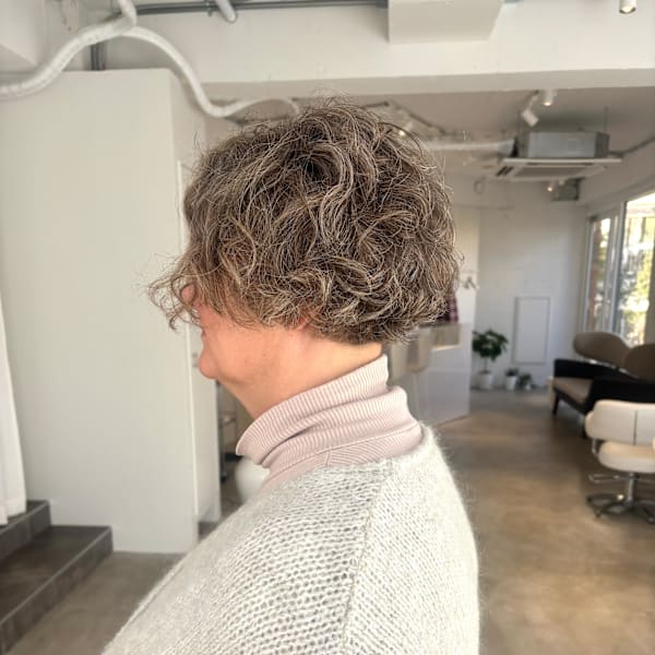 癖毛カット薬院外国人ヘア