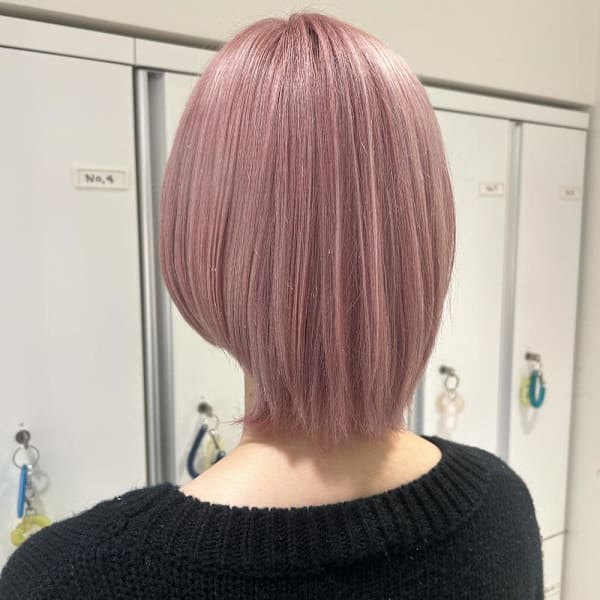 ダブルカラー×ピンク