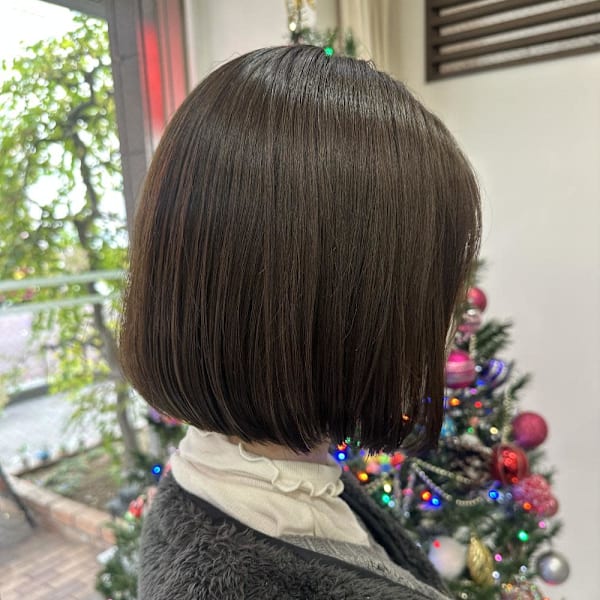 丸み顎ラインボブ|crop-es茅ヶ崎