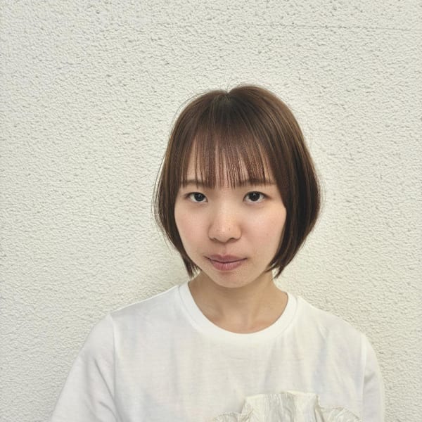 ひし形ショートヘア