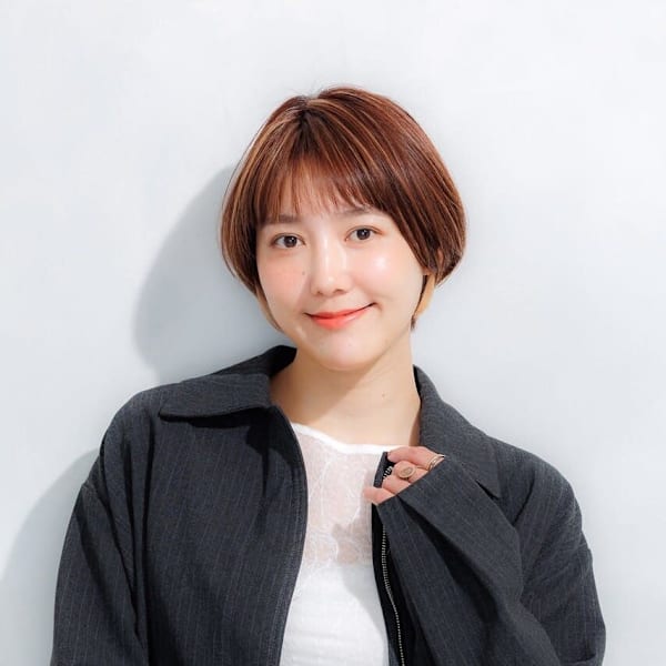 丸みショートマッシュスタイル|Cloe 堀江