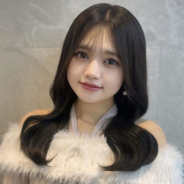 《中島遼香》ショコラブラウン/グレージュ