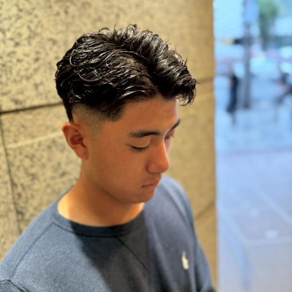 銀座　フェード　パーマ|ヘアーモードキクチ 銀座店