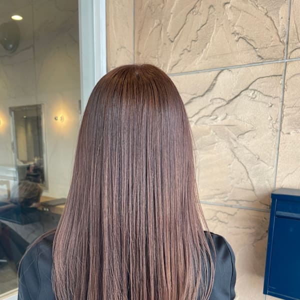 ロング　ピンクブラウン　レイヤー|hair salon Rich