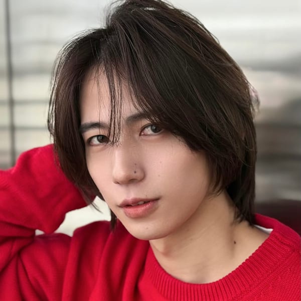 ミディアムウルフ【メンズサロンZina天神】