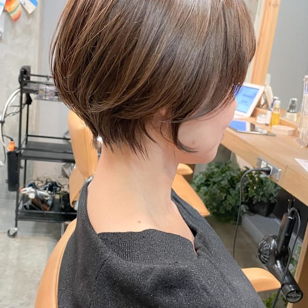 似合わせカットショートボブ/20代/30代/40代