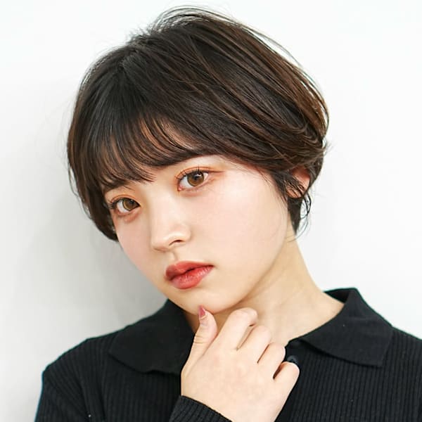 前下がりショート・ボブ/絶壁解消/前髪あり/40代/30代|INCEPTION  GINZA 銀座