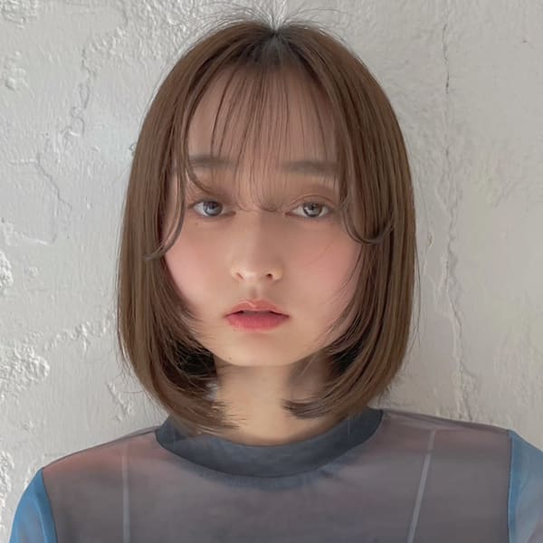 ケアブリーチ×ぷつっとボブ×ハイトーンカラー