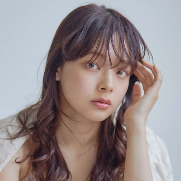 バイオレットブラウン×コスメパーマ