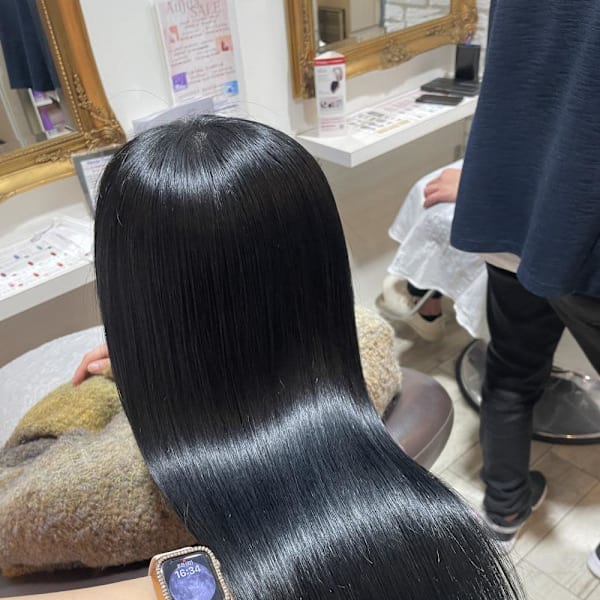 黒染めを使わないブルーブラック【髪質改善 錦糸町】|髪質改善 艶髪salon Alushe 錦糸町店【アルーシェ】