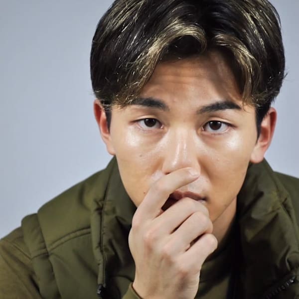 メッシュ×アップバング/ストリートショート