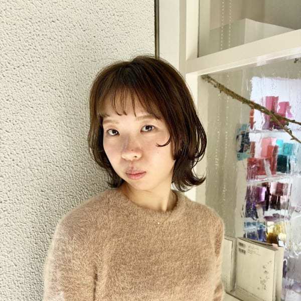 顔まわりの1束