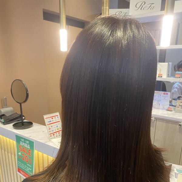 ◎髪質改善縮毛◎切りっぱなし|半個室型美容室 Sourire 小倉店