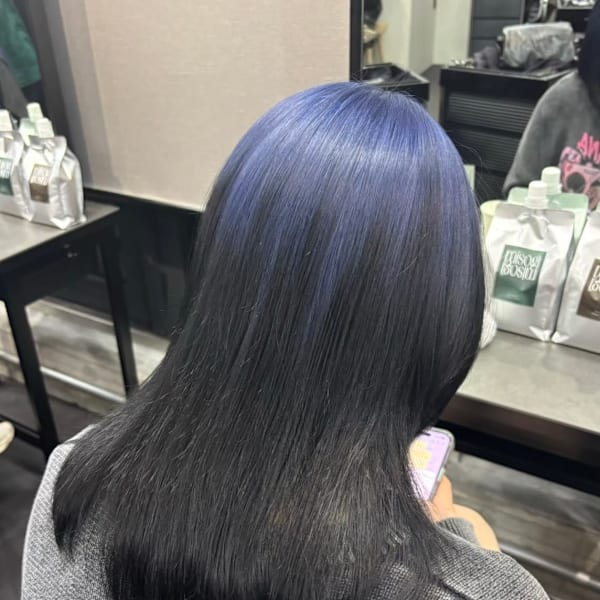 ルーツカラー　ケアブリーチ　ブリーチカラー　表参道/原宿|Null 原宿店 デザインカラー/ダブルカラー