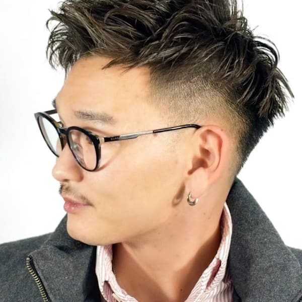  ワイルドアップバング スパイキーショート