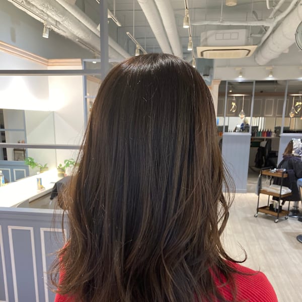 ナチュラルブラウンシアーカラー秋冬赤羽美容院おすすめ|CHAINON 赤羽店