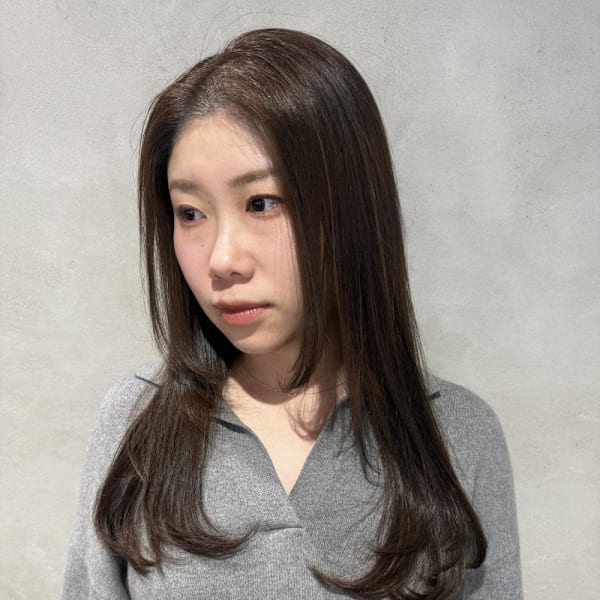 顔周りレイヤー/オリーブベージュ/韓国風|ungu GALLERY