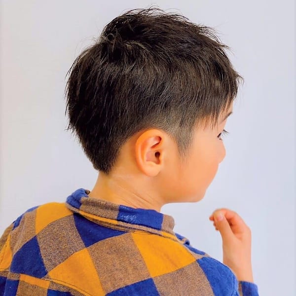 キッズカット 刈り上げ メンズカット 小学生カット