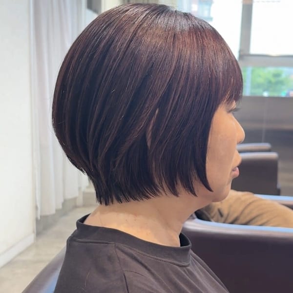 ショートボブ/縮毛矯正|FACE。港南台