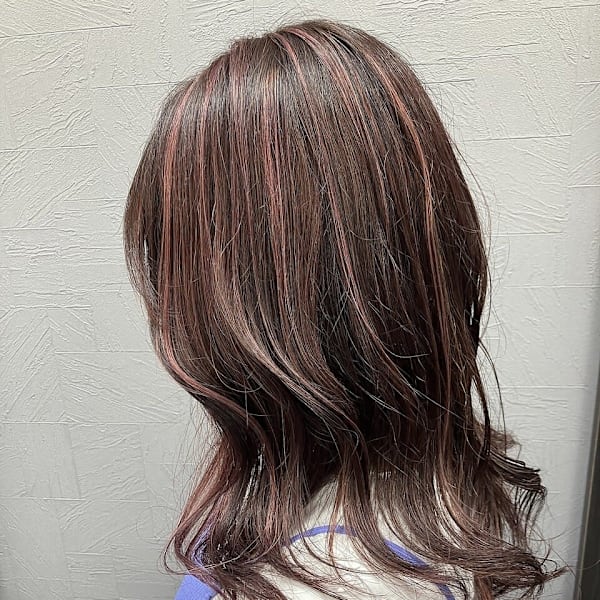 ☆ブリーチデザイン×可愛さ抜群ピンクハイライト