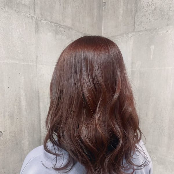 ☆ブリーチなし暖色カラー×ローズピンクブラウン