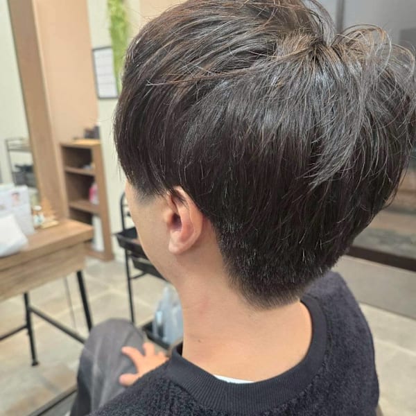 メンズカット/パーマ/グレイカラー/鎌取駅/韓国風/白髪染め