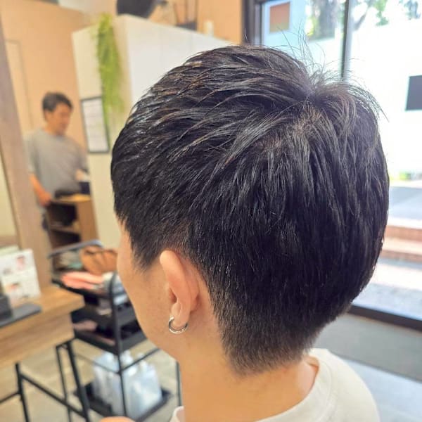 メンズカット/パーマ/グレイカラー/鎌取駅/韓国風/白髪染め